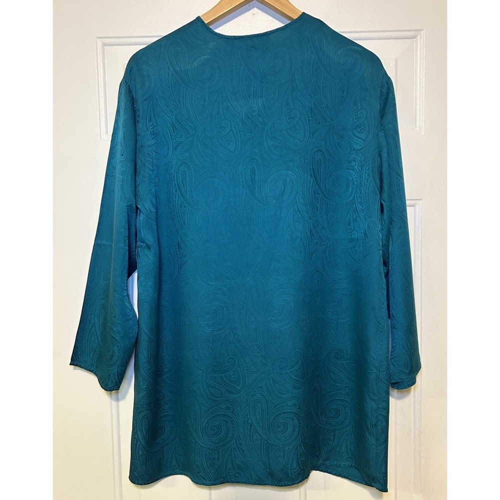 Victoria's Secret Vintage‎ Gold Label Jacquard Sleep Shirt Tunic Size Small - Picture 3 of 12
